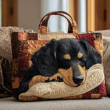 Handgemachte Dackel Tasche