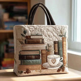 Handgemachte Schultertasche in Kaffee