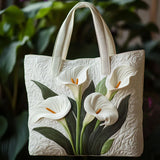 Gepolsterte Shell Bag Handgemacht Weiß