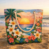 Handgefertigte Strandtasche | Tropische Brise