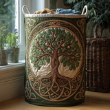 Baum des Lebens | Handgemachter Wäschekorb