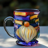 3D Zwerghandgemachte Tasse für Buchliebhaber