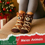 Sofía - Hochgekrempelte gestreifte Socken