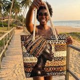 Handgemachte Strandtasche | Melanin Queen